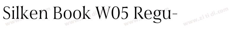 Silken Book W05 Regu字体转换